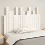 ZNTS Wall Headboard White 108x3x80 cm Solid Wood Pine 824774