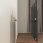 ZNTS Wall Headboard Grey 127.5x3x80 cm Solid Wood Pine 824790