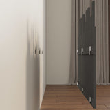 ZNTS Wall Headboard Grey 127.5x3x80 cm Solid Wood Pine 824790