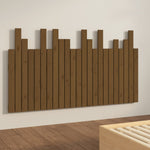 ZNTS Wall Headboard Honey Brown 146.5x3x80 cm Solid Wood Pine 824796