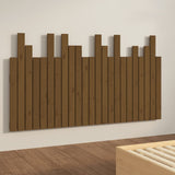 ZNTS Wall Headboard Honey Brown 146.5x3x80 cm Solid Wood Pine 824796