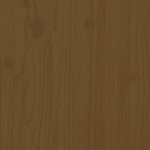 ZNTS Wall Headboard Honey Brown 146.5x3x80 cm Solid Wood Pine 824796