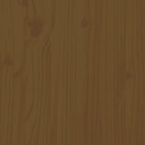ZNTS Wall Headboard Honey Brown 146.5x3x80 cm Solid Wood Pine 824796