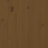 ZNTS Storage Box Honey Brown 58x40.5x42 cm Solid Wood Pine 824996