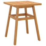 ZNTS Side Table 45x45x60 cm Solid Wood Acacia 362229
