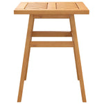 ZNTS Side Table 45x45x60 cm Solid Wood Acacia 362229