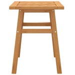 ZNTS Side Table 45x45x60 cm Solid Wood Acacia 362229