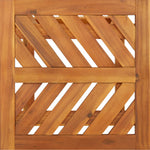 ZNTS Side Table 45x45x60 cm Solid Wood Acacia 362229
