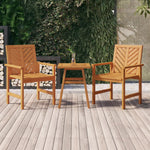 ZNTS Side Table 45x45x60 cm Solid Wood Acacia 362229