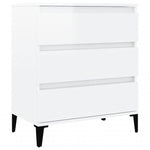 ZNTS Sideboard High Gloss White 60x35x70 cm Engineered Wood 823050
