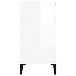 ZNTS Sideboard High Gloss White 60x35x70 cm Engineered Wood 823050