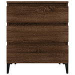ZNTS Sideboard Brown Oak 60x35x70 cm Engineered Wood 823055