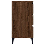 ZNTS Sideboard Brown Oak 60x35x70 cm Engineered Wood 823055