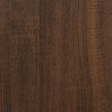 ZNTS Sideboard Brown Oak 60x35x70 cm Engineered Wood 823055