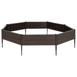 ZNTS Raised Garden Bed 120x120x20 cm Polypropylene 153614