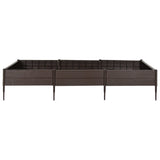 ZNTS Raised Garden Bed 120x120x20 cm Polypropylene 153614