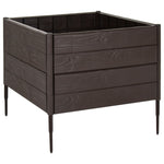 ZNTS Raised Garden Bed 120x120x20 cm Polypropylene 153614
