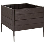 ZNTS Raised Garden Bed 120x120x20 cm Polypropylene 153614