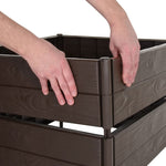 ZNTS Raised Garden Bed 120x120x20 cm Polypropylene 153614