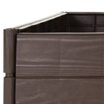 ZNTS Raised Garden Bed 120x120x20 cm Polypropylene 153614