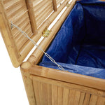 ZNTS Garden Storage Box 60x52x55cm Bamboo 319874
