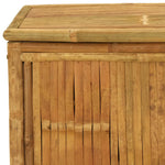 ZNTS Garden Storage Box 90x52x55cm Bamboo 319875