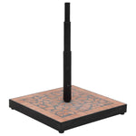 ZNTS Parasol Base Terracotta Square 12 kg 362220