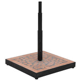 ZNTS Parasol Base Terracotta Square 12 kg 362220