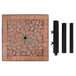 ZNTS Parasol Base Terracotta Square 12 kg 362220