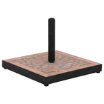 ZNTS Parasol Base Terracotta Square 12 kg 362220