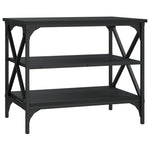 ZNTS TV Cabinet Black 60x40x50 cm Engineered Wood 825782