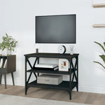 ZNTS TV Cabinet Black 60x40x50 cm Engineered Wood 825782