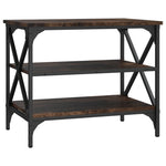 ZNTS TV Cabinet Smoked Oak 60x40x50 cm Engineered Wood 825784