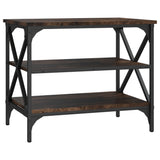 ZNTS TV Cabinet Smoked Oak 60x40x50 cm Engineered Wood 825784