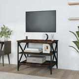 ZNTS TV Cabinet Smoked Oak 60x40x50 cm Engineered Wood 825784