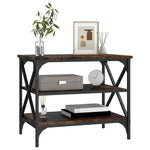 ZNTS TV Cabinet Smoked Oak 60x40x50 cm Engineered Wood 825784