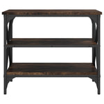 ZNTS TV Cabinet Smoked Oak 60x40x50 cm Engineered Wood 825784