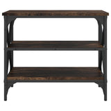 ZNTS TV Cabinet Smoked Oak 60x40x50 cm Engineered Wood 825784