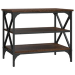 ZNTS TV Cabinet Brown Oak 60x40x50 cm Engineered Wood 825786