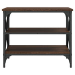 ZNTS TV Cabinet Brown Oak 60x40x50 cm Engineered Wood 825786