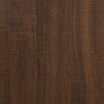ZNTS TV Cabinet Brown Oak 60x40x50 cm Engineered Wood 825786