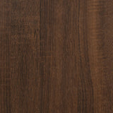 ZNTS TV Cabinet Brown Oak 60x40x50 cm Engineered Wood 825786