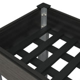 ZNTS Garden Raised Bed with Shelf Grey 120x50x75 cm WPC 362570