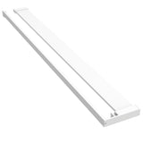 ZNTS Shower Shelf for Walk-in Shower Wall White 80 cm Aluminium 153625