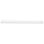 ZNTS Shower Shelf for Walk-in Shower Wall White 80 cm Aluminium 153625