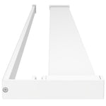 ZNTS Shower Shelf for Walk-in Shower Wall White 80 cm Aluminium 153625