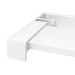 ZNTS Shower Shelf for Walk-in Shower Wall White 80 cm Aluminium 153625