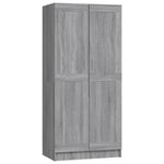 ZNTS Wardrobe Grey Sonoma 82.5x51.5x180 cm Engineered Wood 826639
