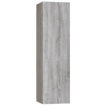 ZNTS Wall-mounted TV Cabinets 2 pcs Grey Sonoma 30.5x30x110 cm 826679