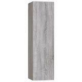 ZNTS Wall-mounted TV Cabinets 2 pcs Grey Sonoma 30.5x30x110 cm 826679